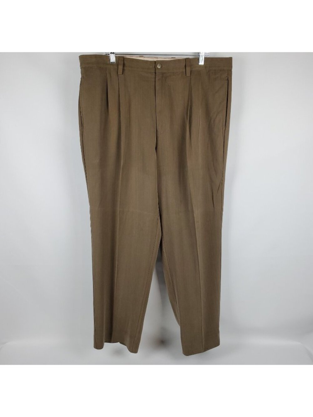 Tommy Bahama Pants Mens 39x29 Pleated Front Straight Leg NO HEM Silk Blend